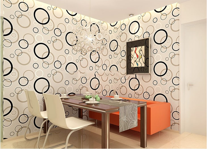 giấy dán tường quán ăn tại lào cai