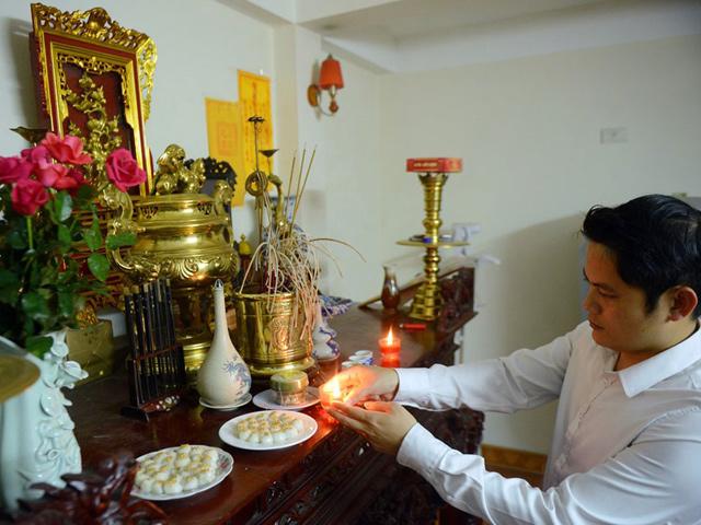 mâm cỗ cúng tết hàn thực