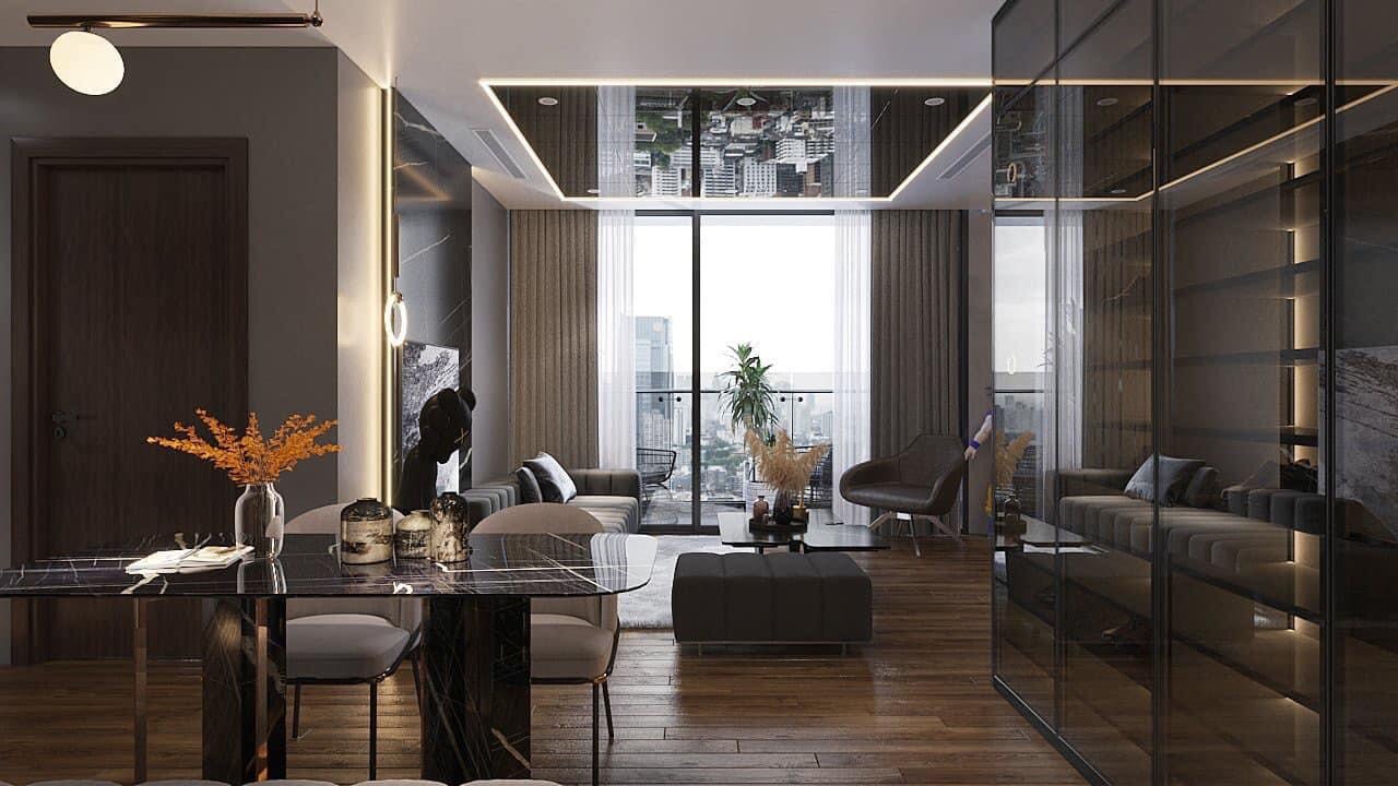 Thiết kế thi công trọn gói nội thất chung cư tại Lào Cai