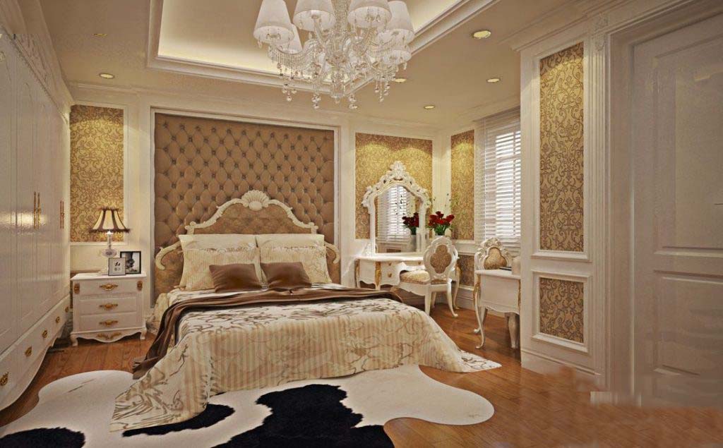 Thiết kế nội thất phòng khách tân cổ điển tại Lào Cai Sapa (4)