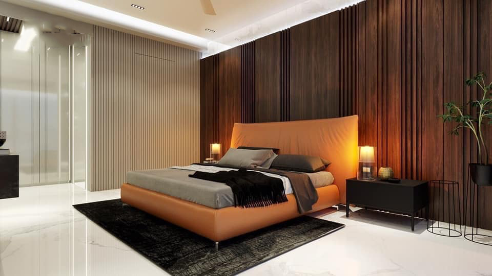 thiết kế thi công nội thất phòng ngủ hiện đại tại lào cai sapa