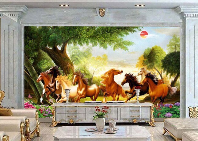 Tranh dán tường phù hợp phong thủy tại lào cai