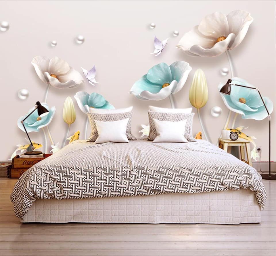 thi công tranh dán tường giá rẻ tại lào cai