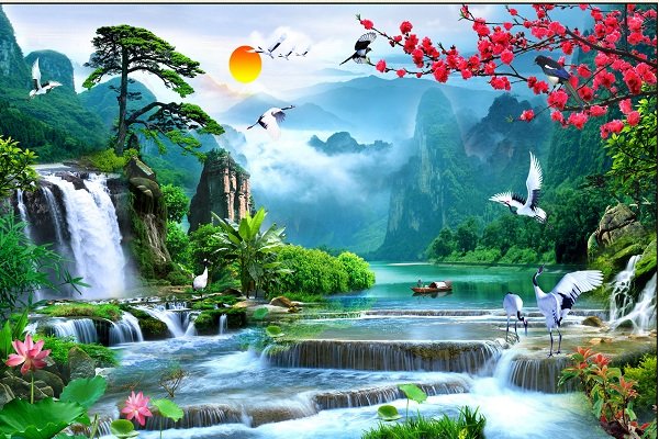 tranh-dan-tuong-3d-phong-khach-phong-thuy