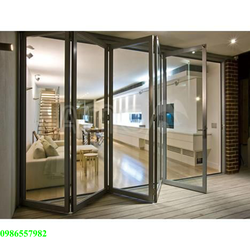 cửa nhôm xingfa xếp gấp thanh xuân hà nội