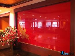 kính ốp bếp màu đỏ