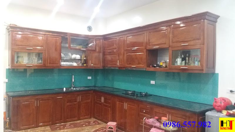 kính ốp bếp sơn màu cường lực thụy phương bắc từ liêm hà nội