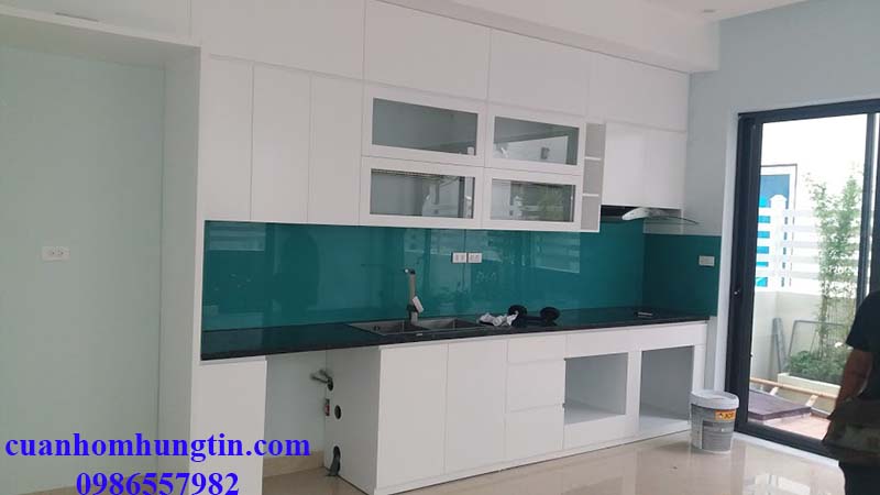 kính ốp bếp vinhomes thăng long hà nội