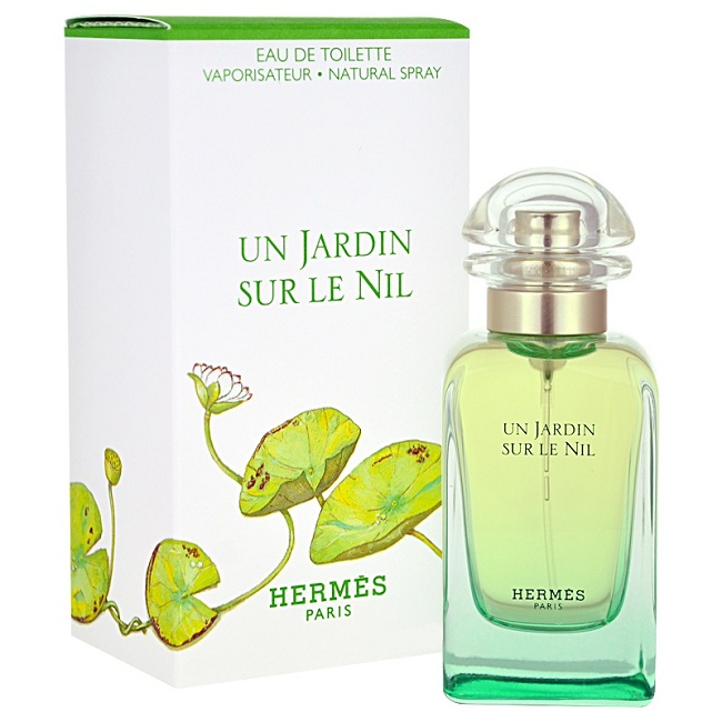Nước hoa Hermes Un Jardin Sur Le Nil có mùi hương cam quýt, xoài xanh và mùi hoa sen thơm ngát.