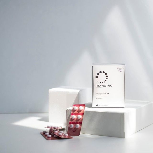 Viên uống trị nám Transino 240 viên giúp hỗ trợ điều trị nám, tàn nhang, làm mờ thâm và trắng da hiệu quả.
