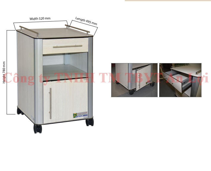 TỦ ĐẦU GIƯỜNG L500