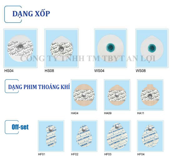 Điện cực tim dành cho người lớn