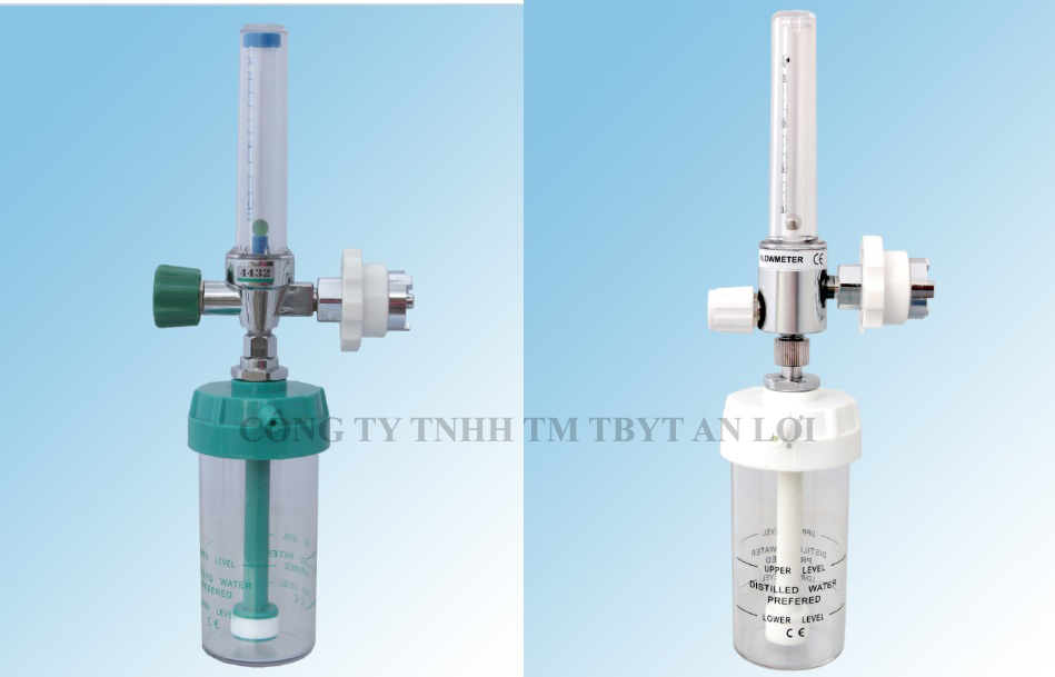 Bộ lưu lượng kế Oxy gắn tường