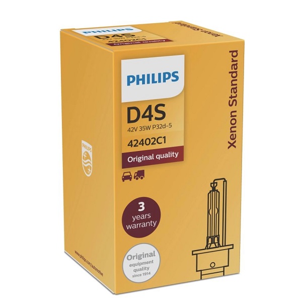 Đèn Xenon Philips tiêu chuẩn Standard D4S