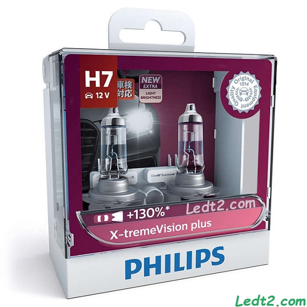 Đèn halogen Philips Xtreme Vision Plus +130% H7