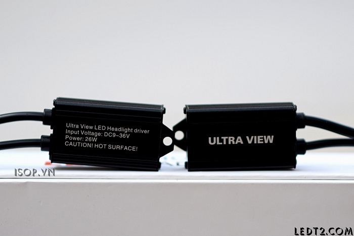 Đèn pha LED Ultra View Gen 2 +250% Fanless