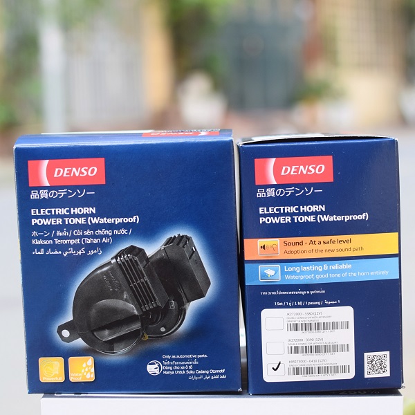 Còi sên, còi sò Denso mẫu mới Chống nước