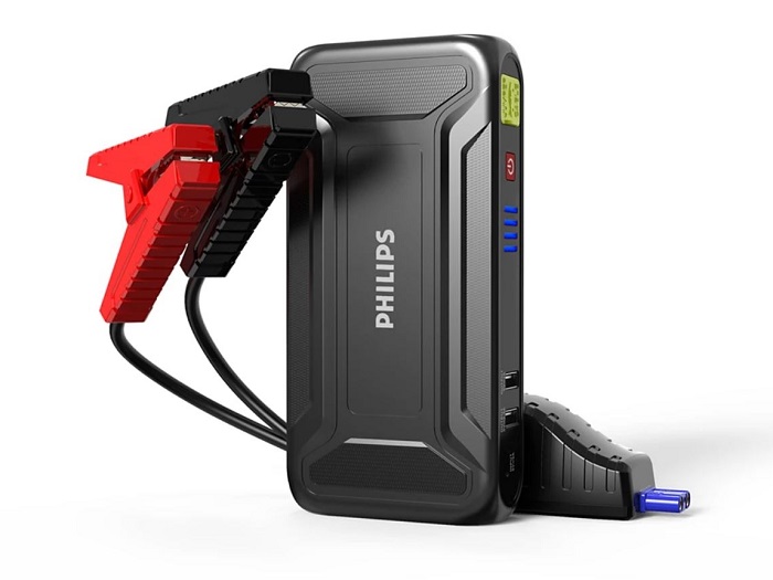 Bộ pin kích nổ máy ô tô Philips 9900mAh (Car Jump Starter)