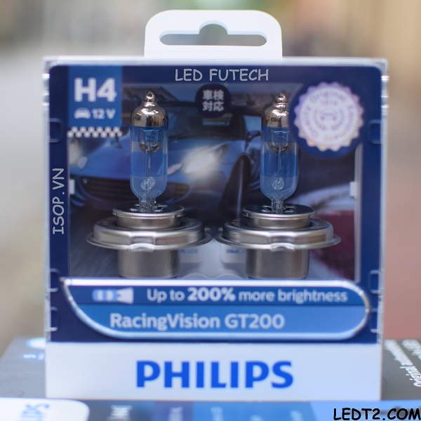 Đèn pha Halogen Philips Racing Vision GT200