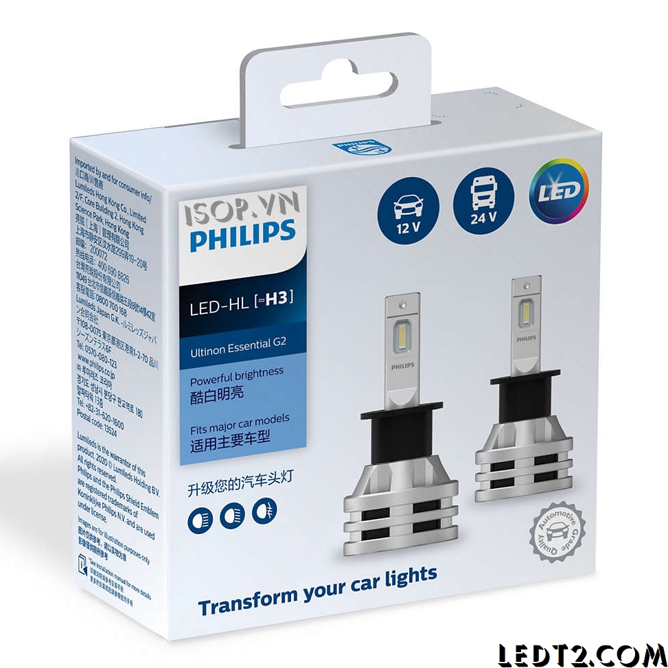 Đèn pha LED Philips Ultinon Essential Gen 2 H3