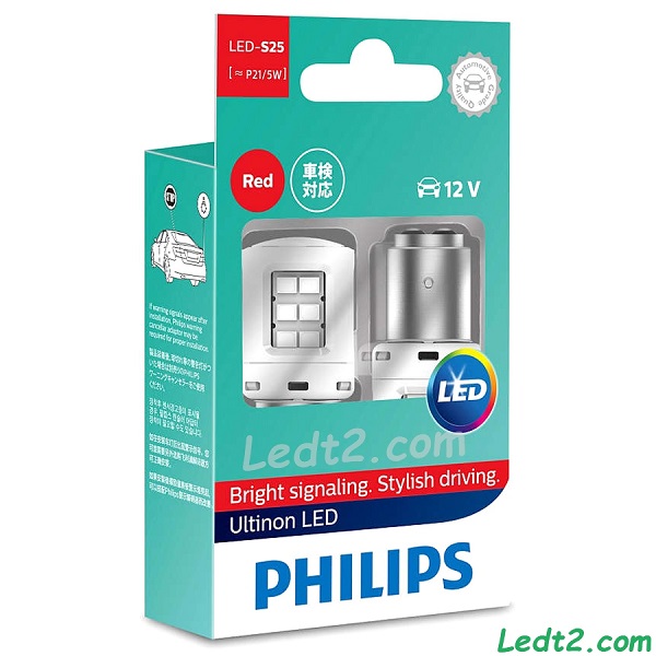 Đèn hậu phanh Philips Ultinon S25 P21/5 RED