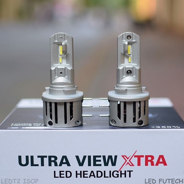 Đèn pha LED Ultra View chân H15 Gen 2 +350%