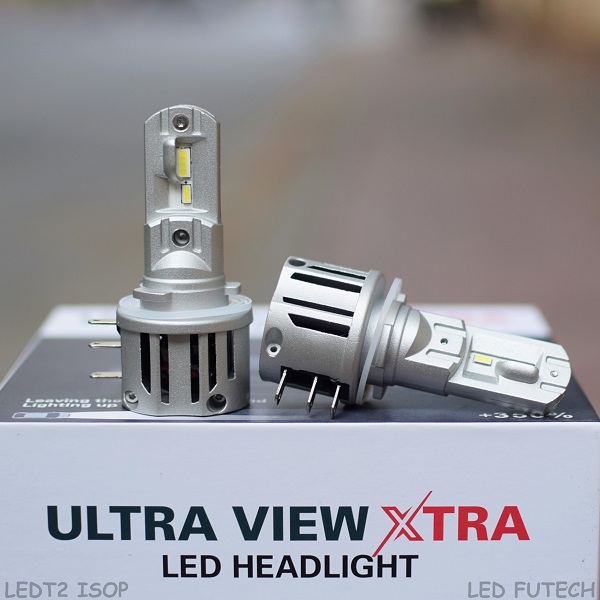 Đèn pha LED Ultra View chân H15 Gen 2 +350%