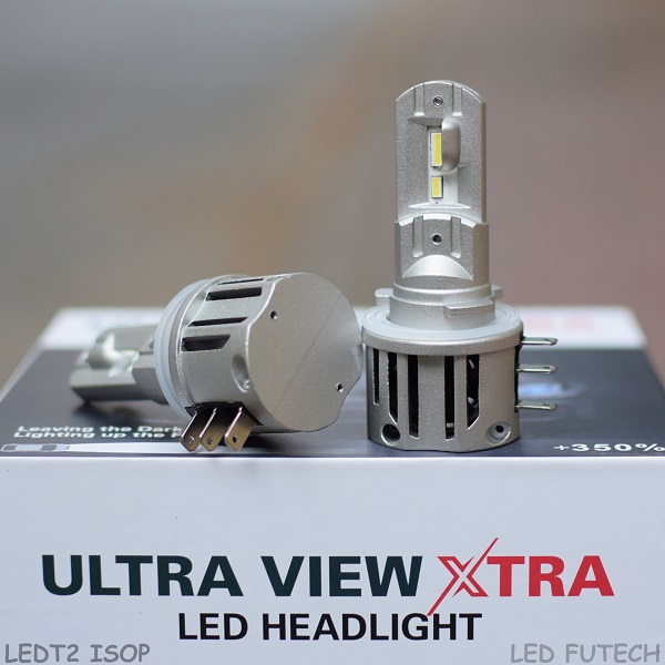 Đèn pha LED Ultra View chân H15 Gen 2 +350%