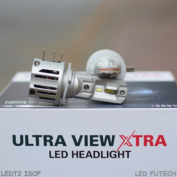 Đèn pha LED Ultra View chân H15 Gen 2 +350%