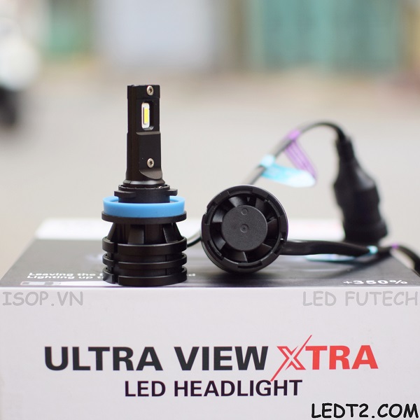 Đèn pha LED Ultra View XTRA +250% 6000K