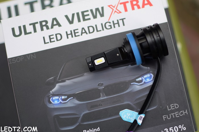 Đèn pha LED Ultra View XTRA +250% 6000K