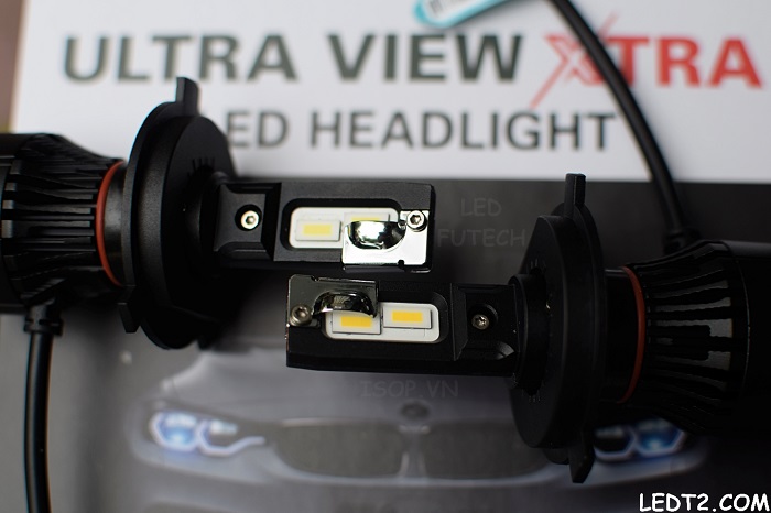 LED Ultra View XTRA +250% Vàng nắng 4300K