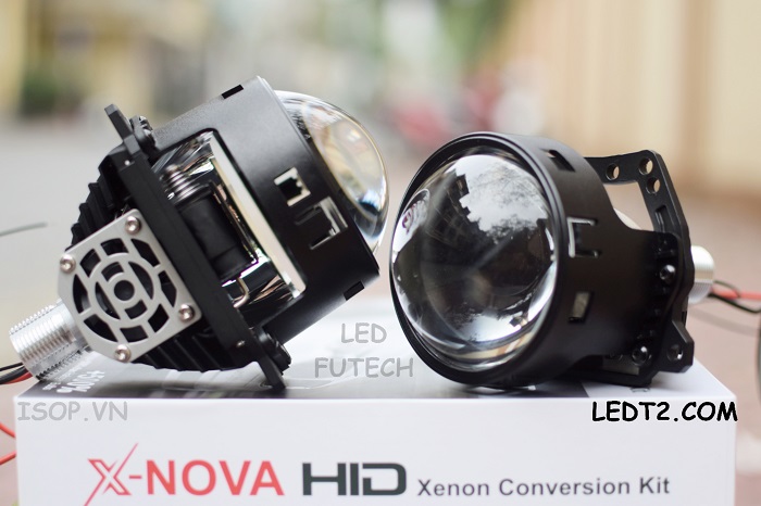 Bi - LED X - Nova X30 chân xoáy H4, H7