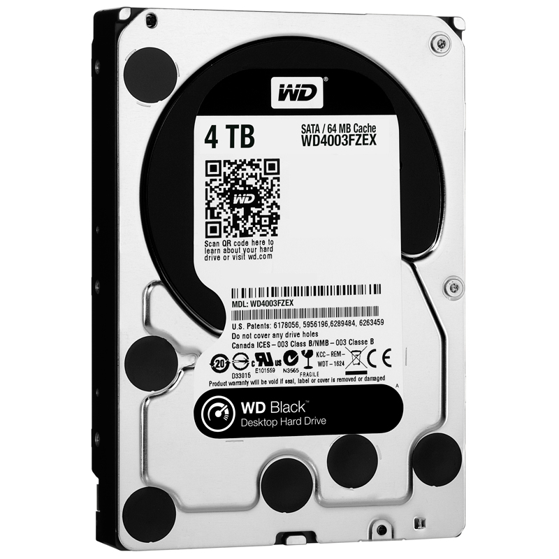 HDD Western Black 4TB 7200Rpm, SATA3 6Gb/s, 64MB Cache