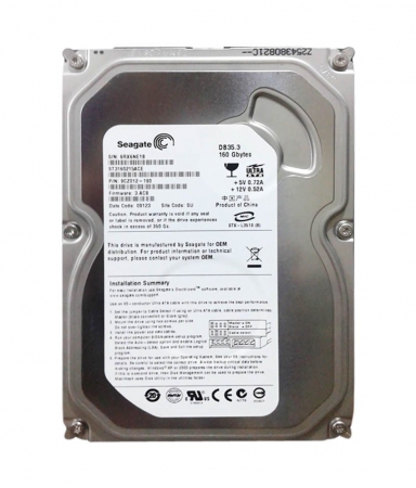 Hdd Seagate 160G Sata 7200Rpc