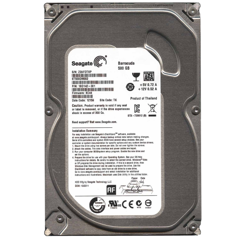Hdd 500G Seagate Sata3
