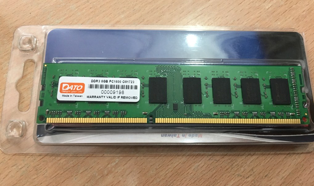DDR3 -8GB BUS 1600MHz - DATO