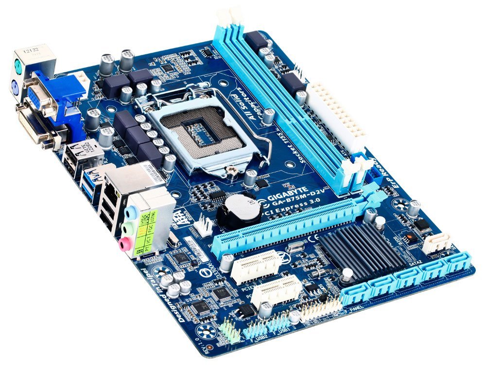 Gigabyte GA - B75M D2V (Socket 1155)