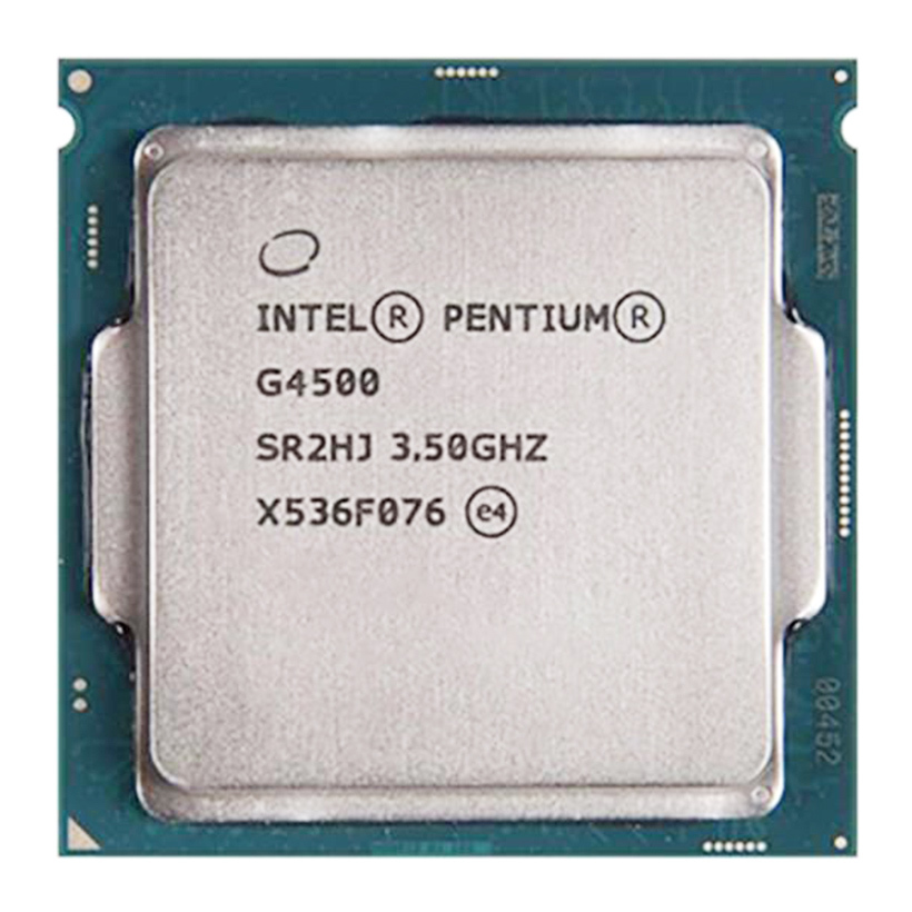 Intel Pentium G4500 (3.5GHz, 3MB L3 Cache, Socket LGA1151, 8GT/s DMI3)