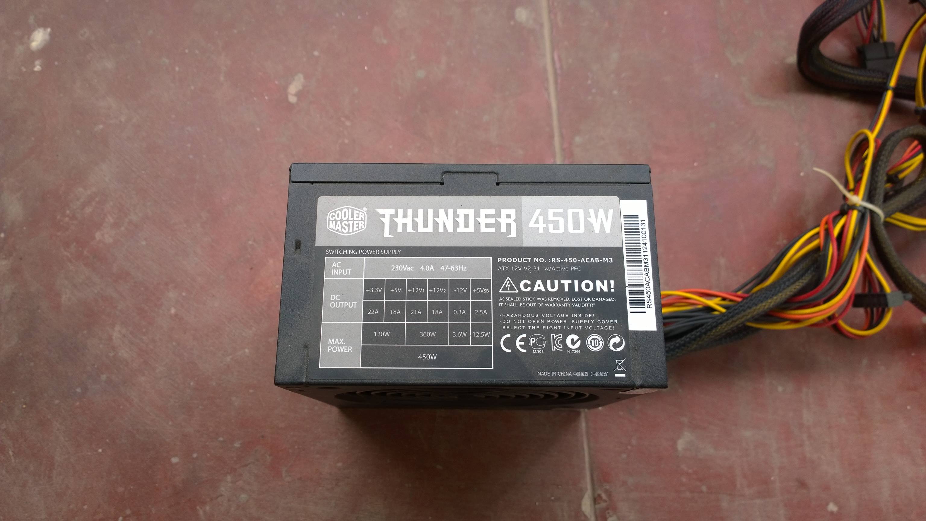 Nguồn Cooler Master Thunder 450W (RS-450-ACAB-M3)