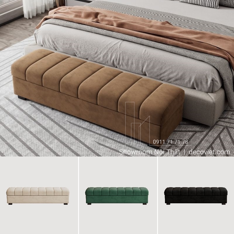 mẫu ghế đuôi giường đơn giản phù hợp mọi không gian