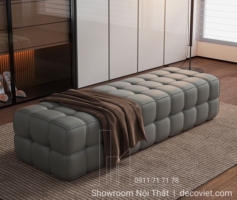 mẫu ghế cuối giường nhỏ gọn phù hợp căn hộ chung cư