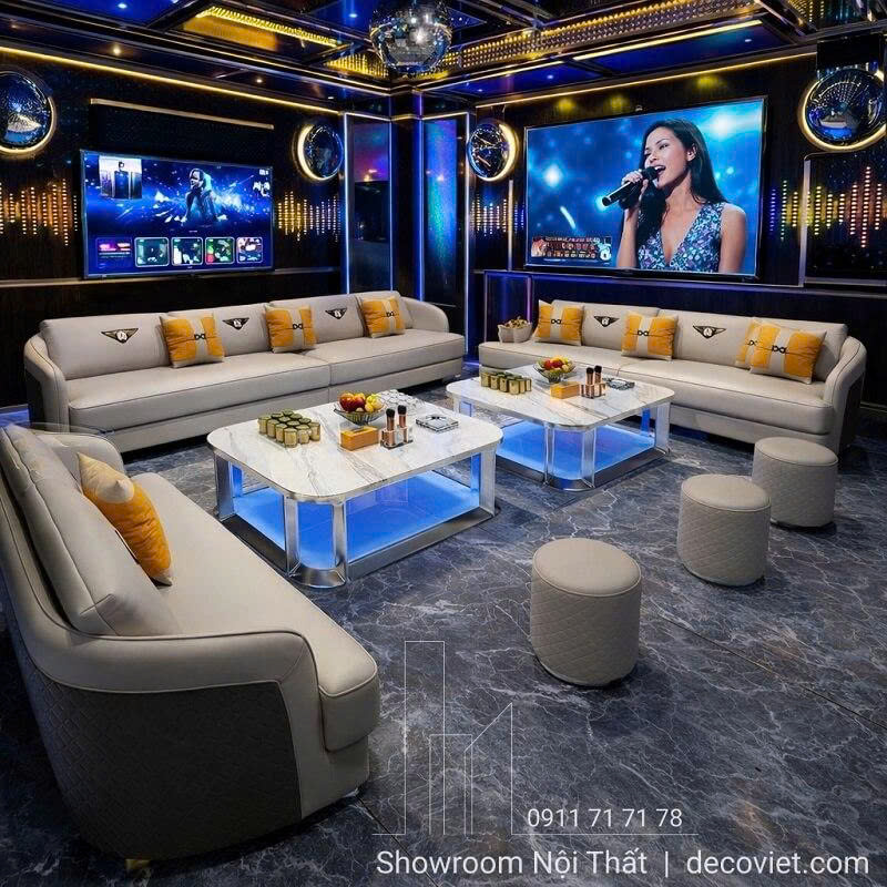 Sofa karaoke thiết kế đẹp, bền bỉ theo thời gian