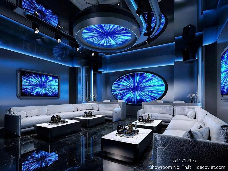 Ghế sofa karaoke khung gỗ chắc chắn chịu lực tốt