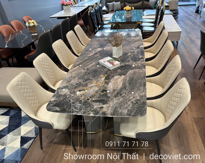 bàn ăn 8 ghế cao cấp