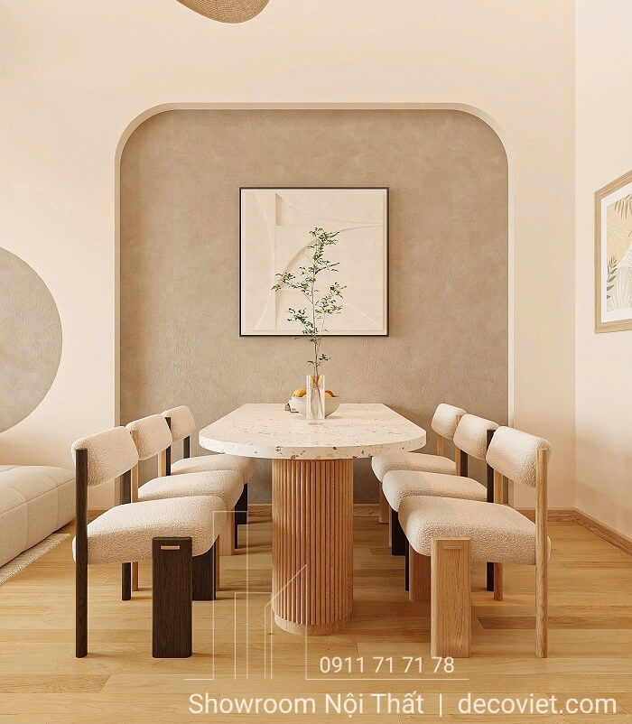 bàn ăn 6 ghế giá rẻ tại quy nhơn