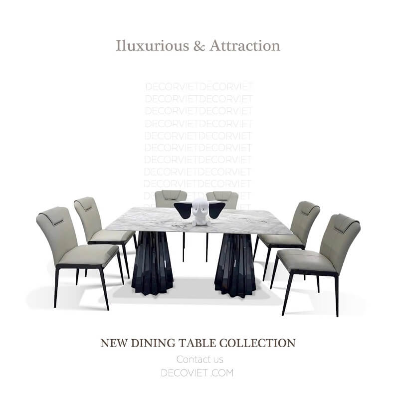 bàn ăn mặt đá nhập khẩu