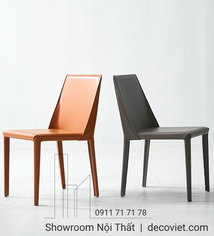ghế ăn bọc da thanh lịch