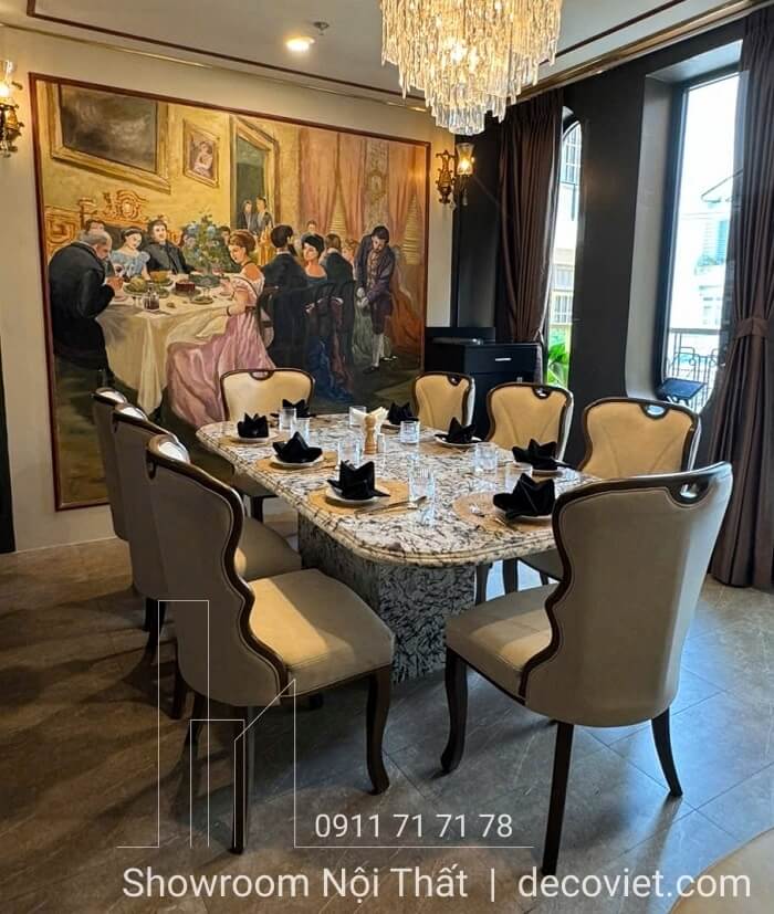 bàn ăn tân cổ điển quy nhơn