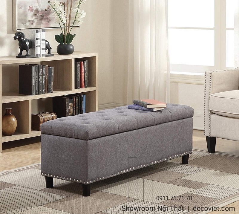 mẫu ghế cuối giường nhỏ gọn phù hợp căn hộ chung cư